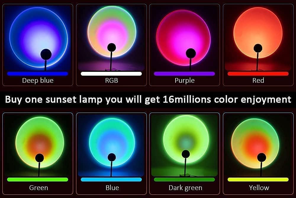 16 in 1 Sunset lamp With Remote