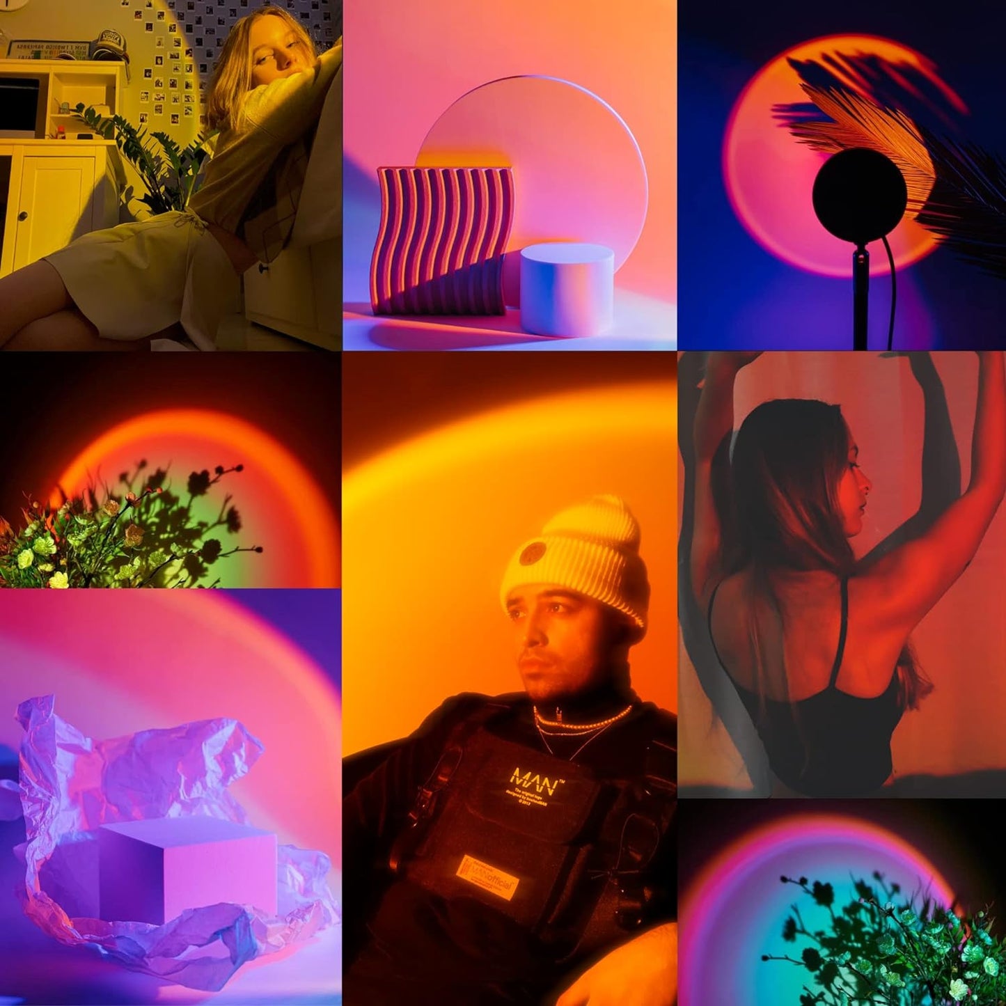 16 in 1 Sunset lamp With Remote