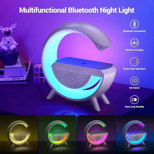 Glow-G™ Lamp- G-Shape LED Wireless Charging Speaker Lamp